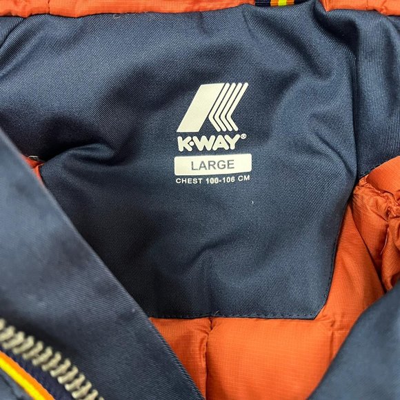 NWT K-Way ITALY by KAPPA JOSH THERMO COTTON Jacket raincoat - Picture 3 of 5